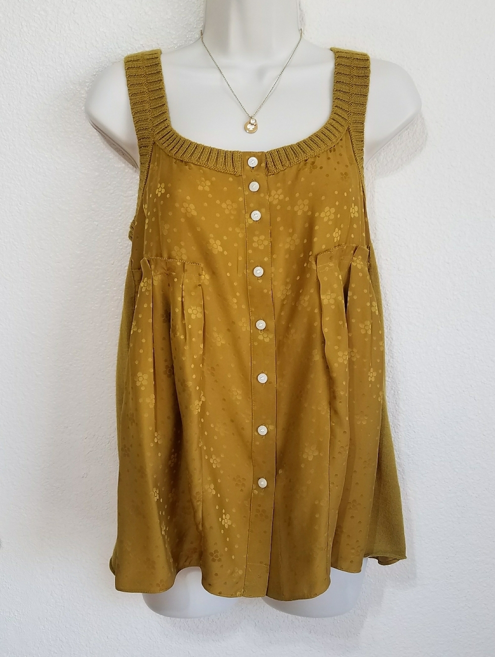 Marc By Marc Jacobs Silk/Wool Tank